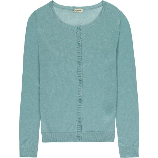 Cardigan con stampa effetto laminato a maniche lunghe filato verde Tezenis