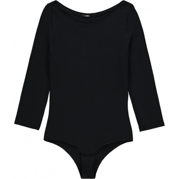 Body con scollo a maniche 3/4 con bottoni nero Tezenis