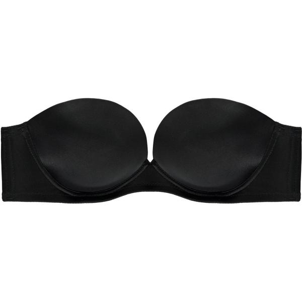 Reggiseno con cerchi e spalline con fasce e gancetto nero Tezenis