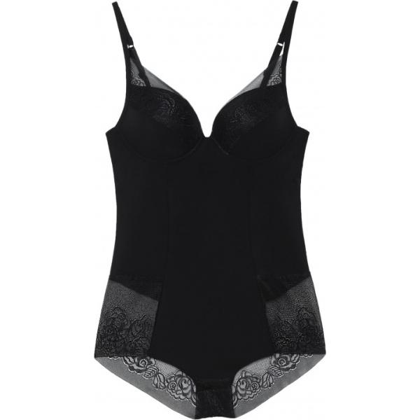 Body fantasia floreale con spalline in tulle jacquard Tezenis