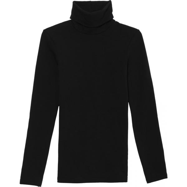 Maglia con cerchi collo alto a maniche lunghe nero Tezenis