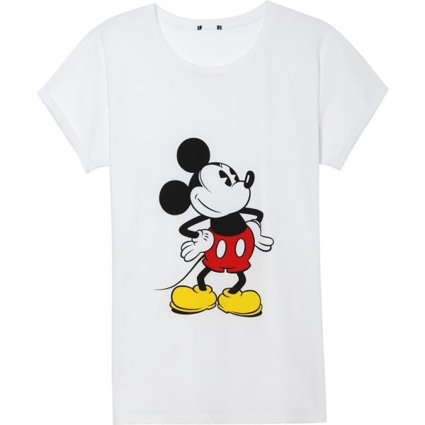 Maglia con stampa girocollo a maniche corte nero Tezenis