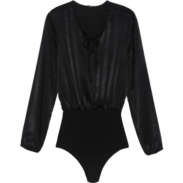 Body a maniche lunghe in raso Tezenis