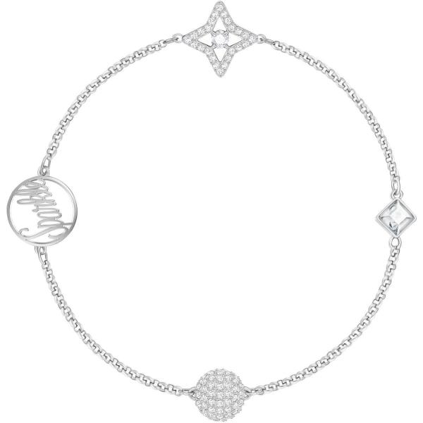 Bracciale stretto bianco Swarovski