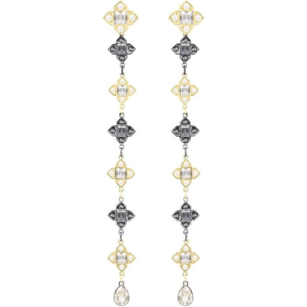 Orecchini scollo a cascata multicolore Swarovski