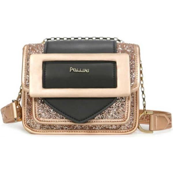 Borsa a tracolla glitter Pollini
