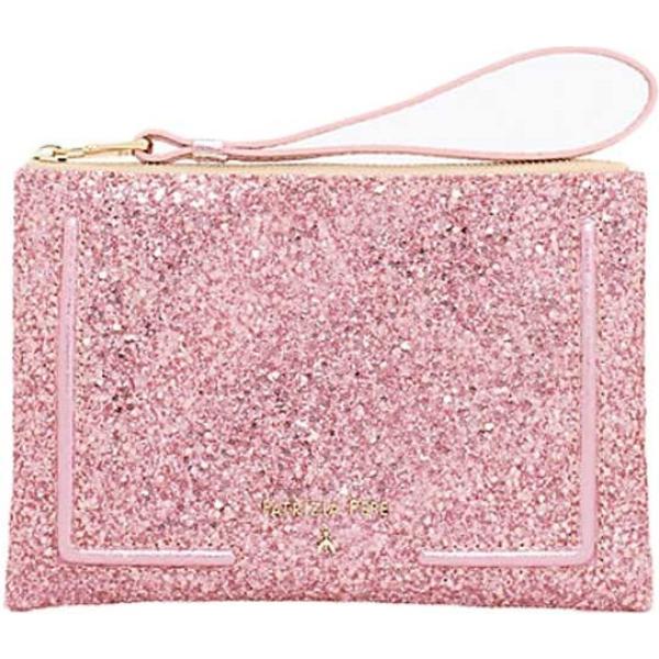 Pochette a righe con zip e tasca interna Patrizia Pepe