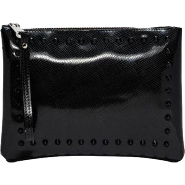 Pochette con borchie taglia media con zip Gum By Gianni Chiarini Design