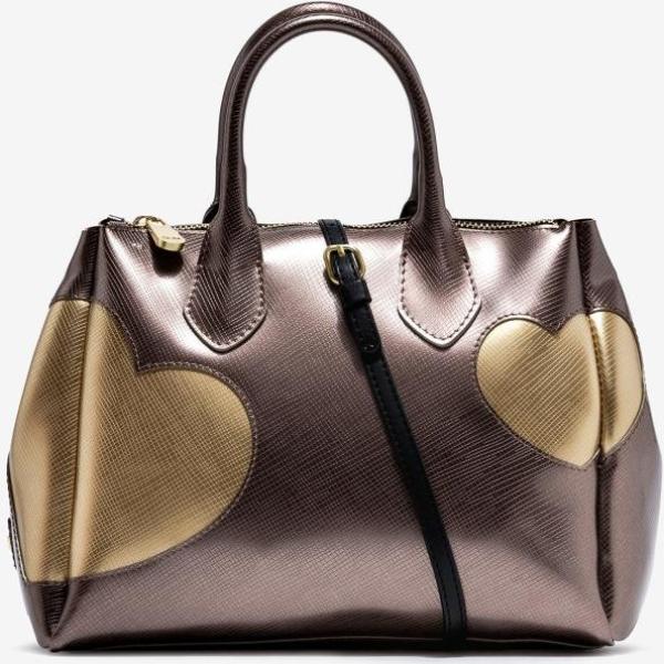 Borsa a mano taglia media con zip Gum By Gianni Chiarini Design