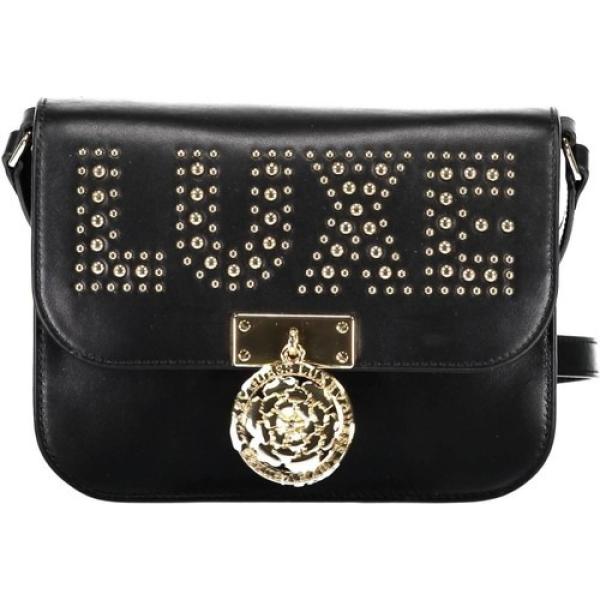 Borsa a tracolla con borchie interno foderato oro Guess