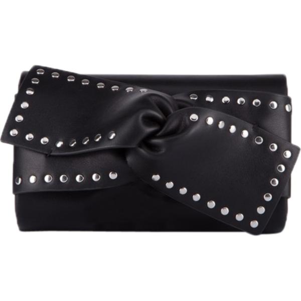 Borsa a tracolla con fiocco maxi con borchie in pelle sintetica Liu Jo
