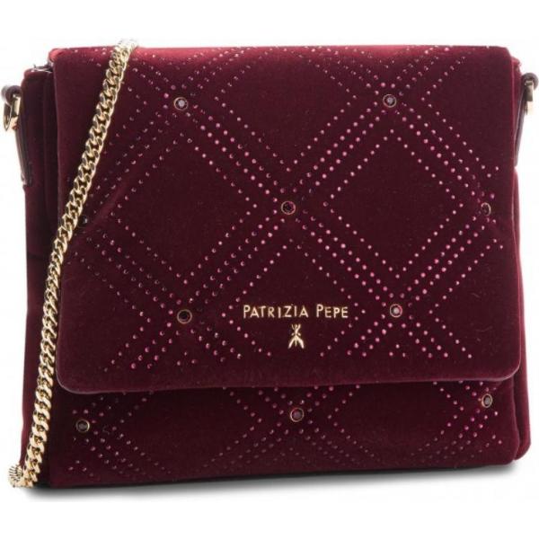 Pochette con strass interno foderato in velluto Patrizia Pepe