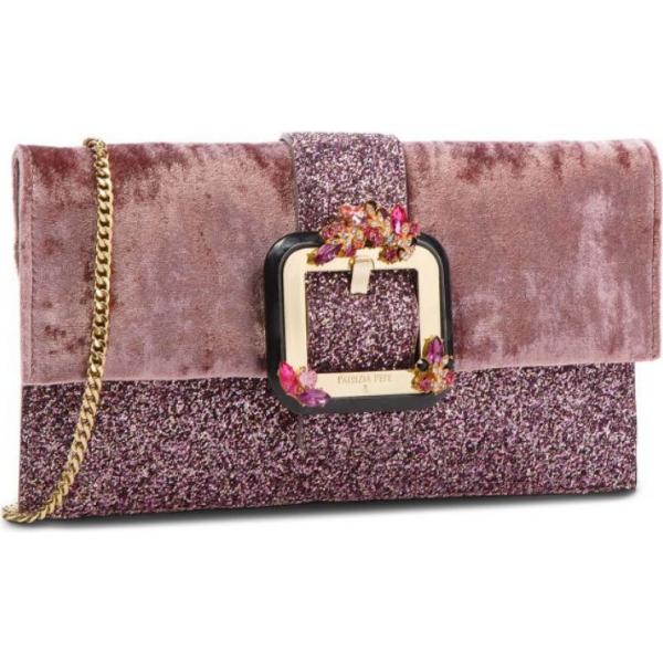 Pochette con strass interno foderato in velluto Patrizia Pepe