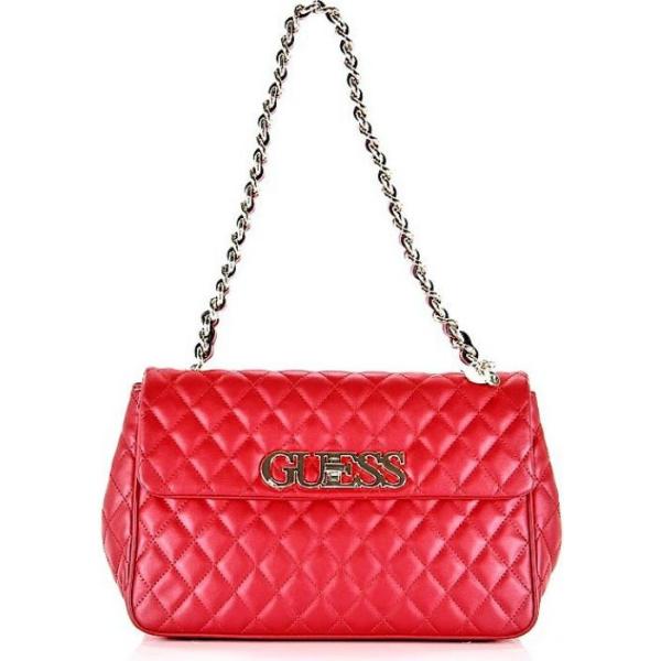 Shopping bag con zip in ecopelle oro Guess