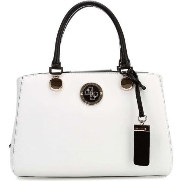 Charm con zip in ecopelle con tracolla removibile oro Guess