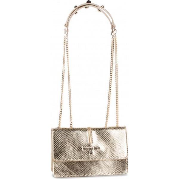 Borsa a tracolla in pelle martellata Patrizia Pepe