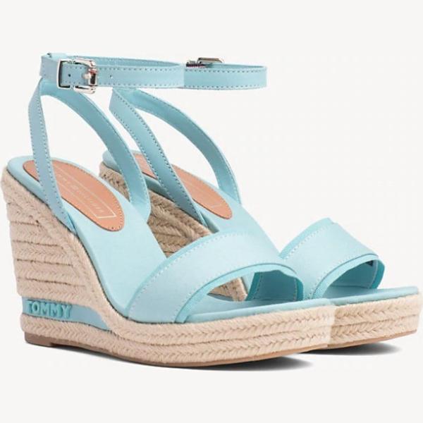 Sandali con zeppe e cinturino Tommy Hilfiger