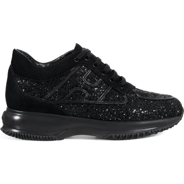 Scarpe stringate glitter Hogan