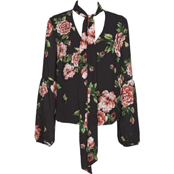 Top con foulard e scollo Guess
