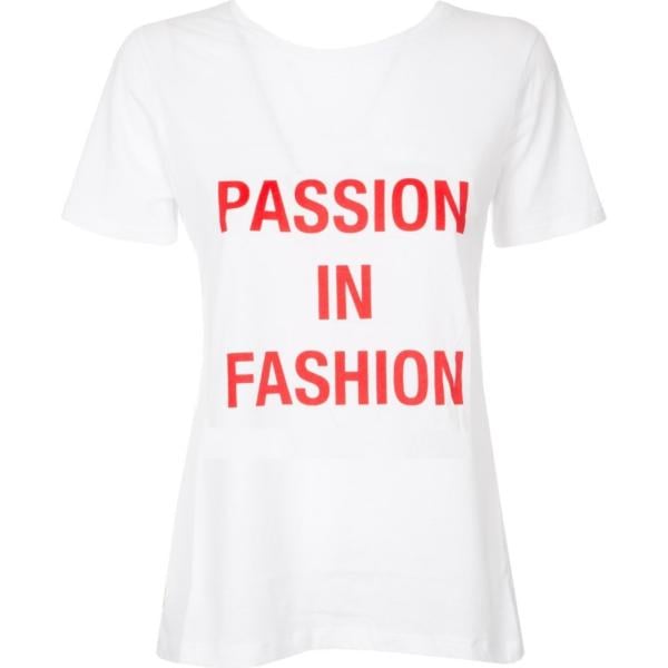T-shirt con nodi e stampa con scollo a maniche corte Guess