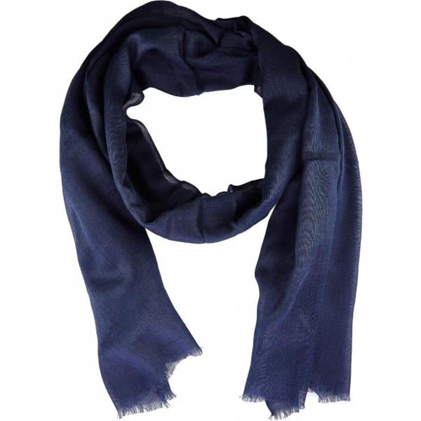 Sciarpa con frange blu Codello
