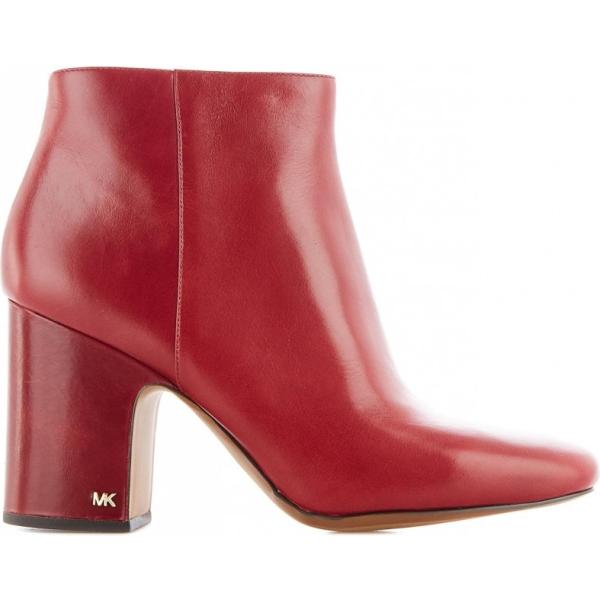 Stivaletti con zip rosso Michael kors