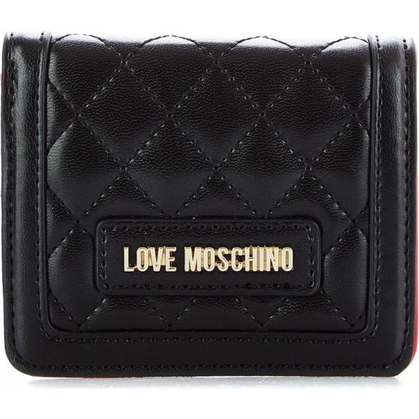 Portafoglio nero Moschino Love