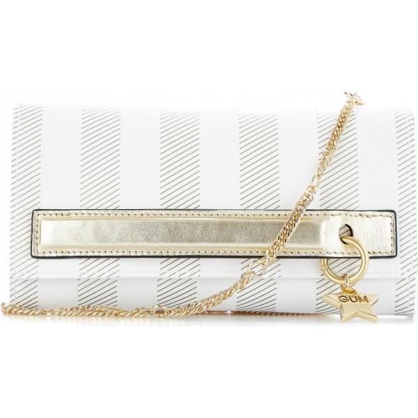 Pochette a righe bianco Gum