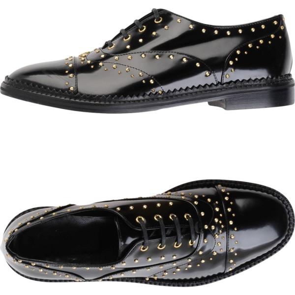Scarpe stringate stringate con borchie in pelle 8 by YOOX