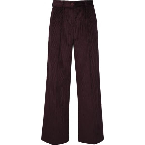 Pantalone made italy a coste vita alta in velluto 8 by YOOX