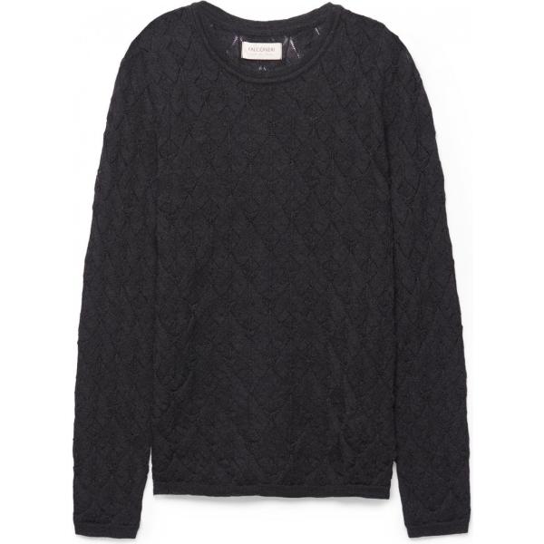 Maglia con pizzo girocollo a maniche lunghe Falconeri