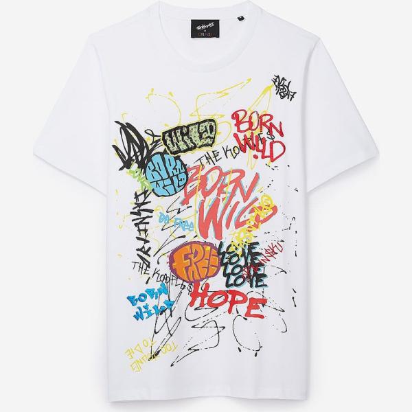 T-shirt bianco The Kooples