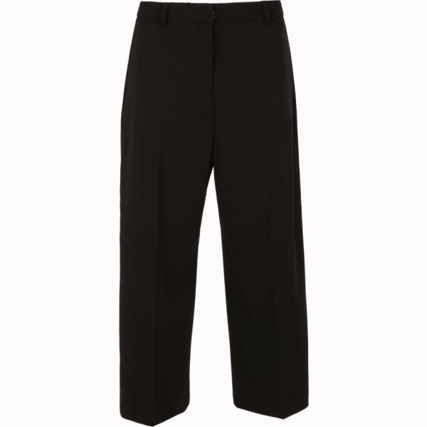 Pantalone wide leg crop in tessuto tecnico grigio Iceberg