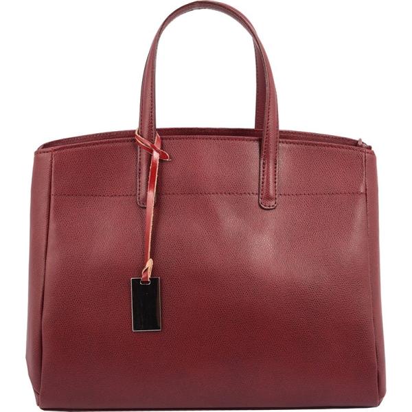 Borsa a mano made italy con zip tinta unita rosso Florence Bag rosso tinta unita
