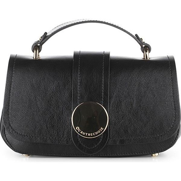 Borsa a mano mini a clip interno sfoderato con tracolla regolabile nero LAutre Chose