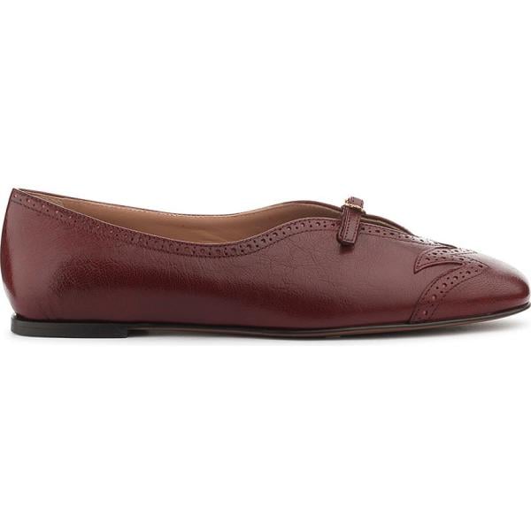 Ballerine brogue con cinturino e fibbia bordeaux LAutre Chose