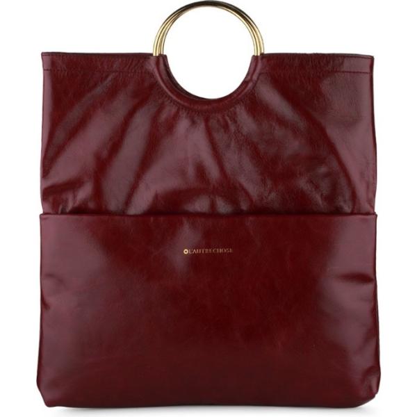 Clutch con zip interno foderato bordeaux LAutre Chose