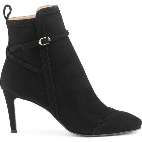 Tronchetti oxford effetto scamosciato con cinturino nero LAutre Chose
