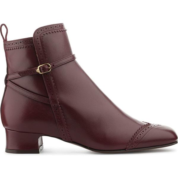 Tronchetti oxford con cinturino bordeaux LAutre Chose