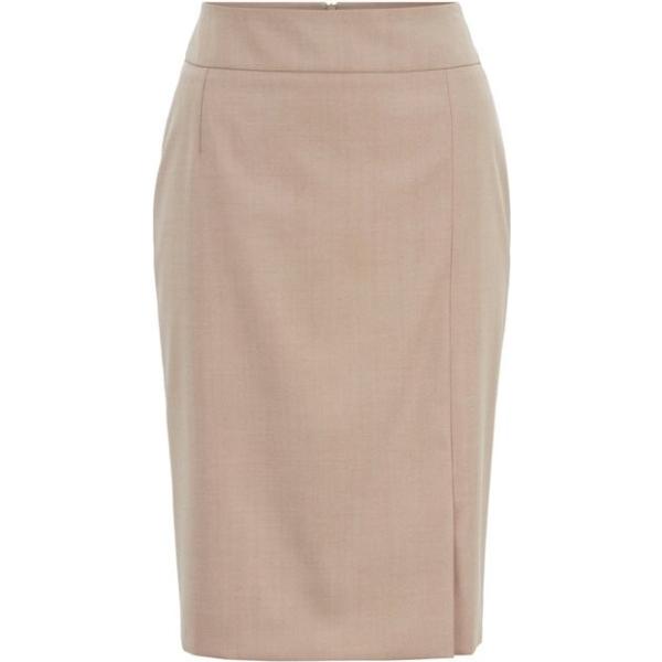 Gonna a tubino in cupro Boss