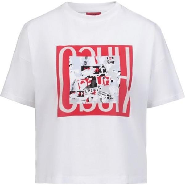 T-shirt con stampa Hugo