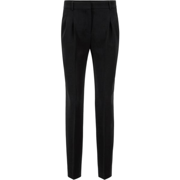 Pantalone effetto acetato in cotone crêpe Boss