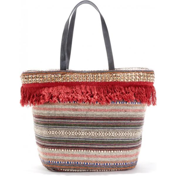 Borsa a tracolla con frange e zip La Redoute Collections