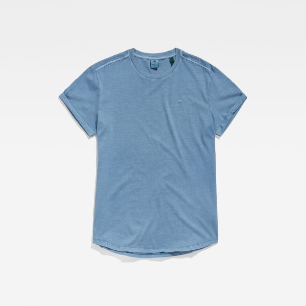 t-shirt G-Star RAW viola con stampe