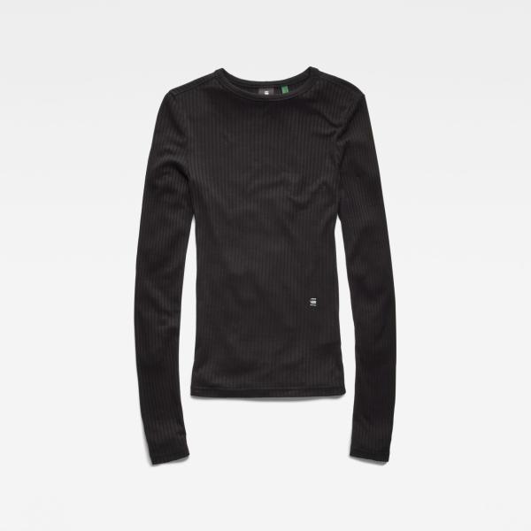top G-Star RAW nero con stampe