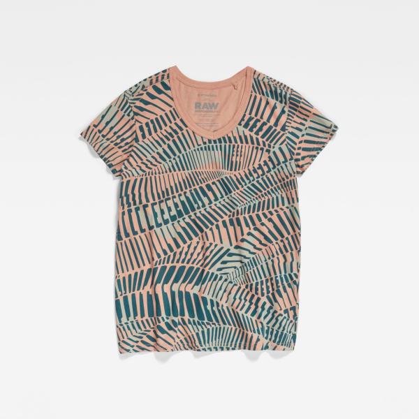 top G-Star RAW grigio con stampe