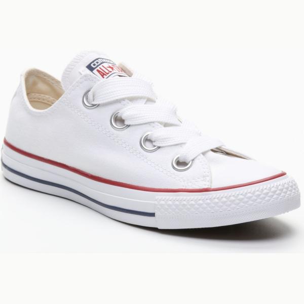Sneakers con punta tonda bianco Converse
