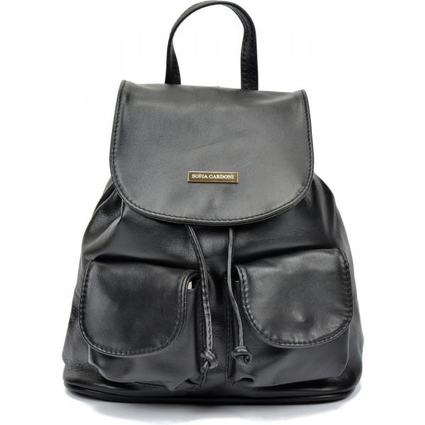 Zaino made italy con coulisse nero Renata Corsi
