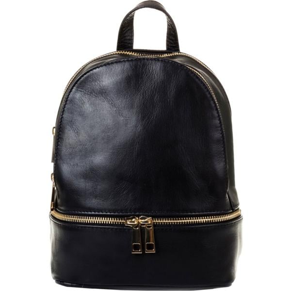 Zaino made italy con zip e manico nero Firenze