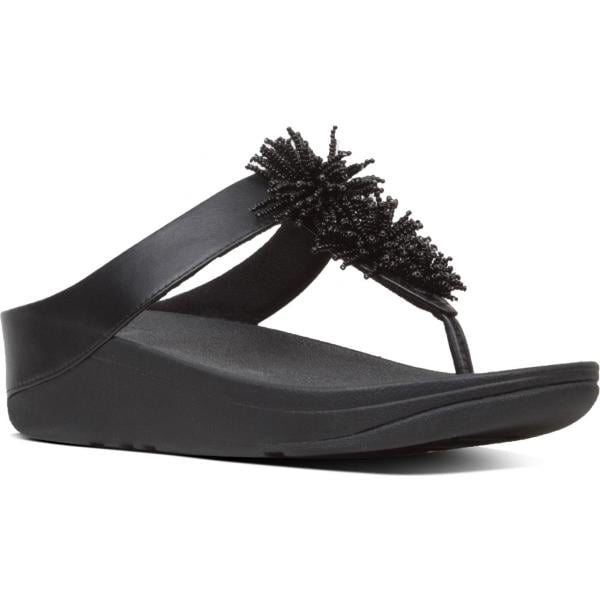 Infradito con punta tonda nero Fit Flop